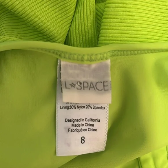 L*Space float on ribbed henley one piece swimsuit